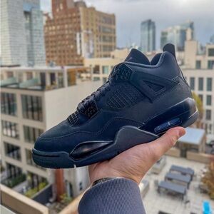 Jordan 4 Retro “Black Cat” Size 9.5 Men Black Athletic Sneakers - NEW Condition